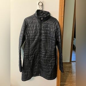 Patagonia Kai Lee Lightweight Packable Quilted Parka Jacket Sz XL Black
